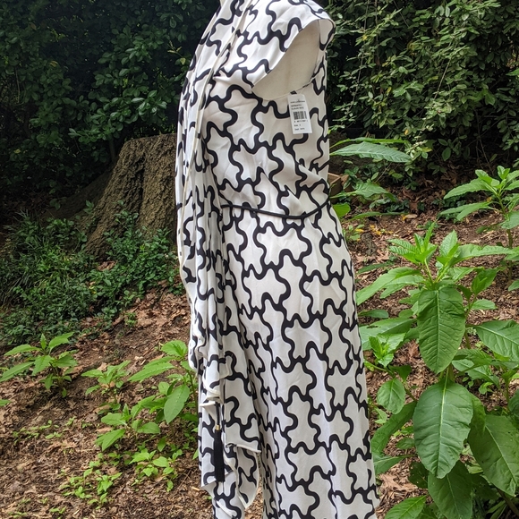 NWT Perfect  Damiana  Dress in Clouds White Diane Von Furstenberg Silk Dress - Picture 13 of 15